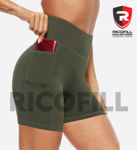 Women High Waist Yoga Shorts