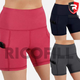 Women High Waist Yoga Shorts